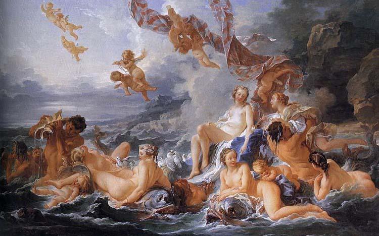 Francois Boucher The Triumph of Venus, also known as The Birth of Venus oil painting image